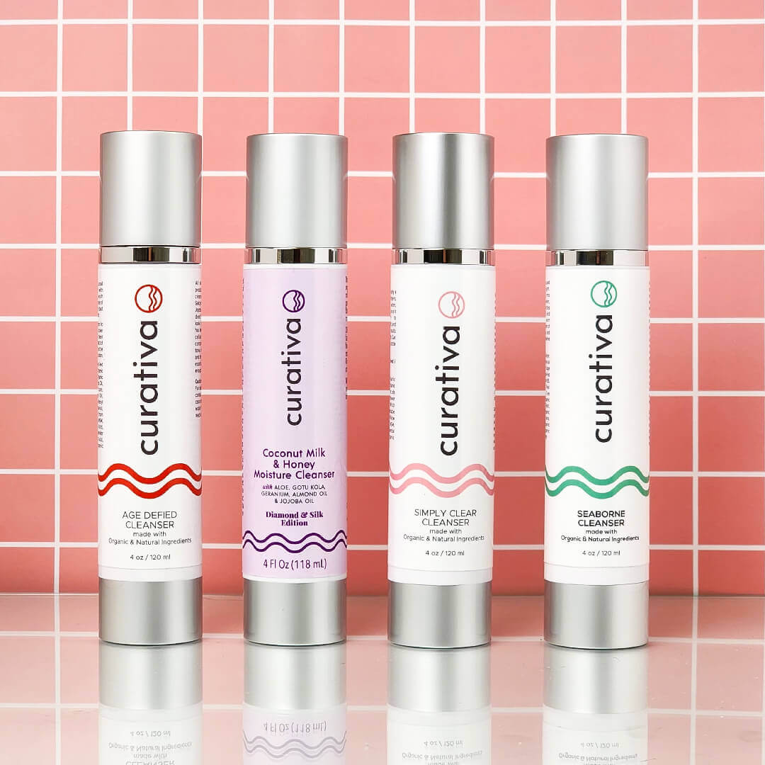 Curativa Bay's 4 Pack Facial Cleansers. A $160.00 value now at $89.99 no promo needed image 0